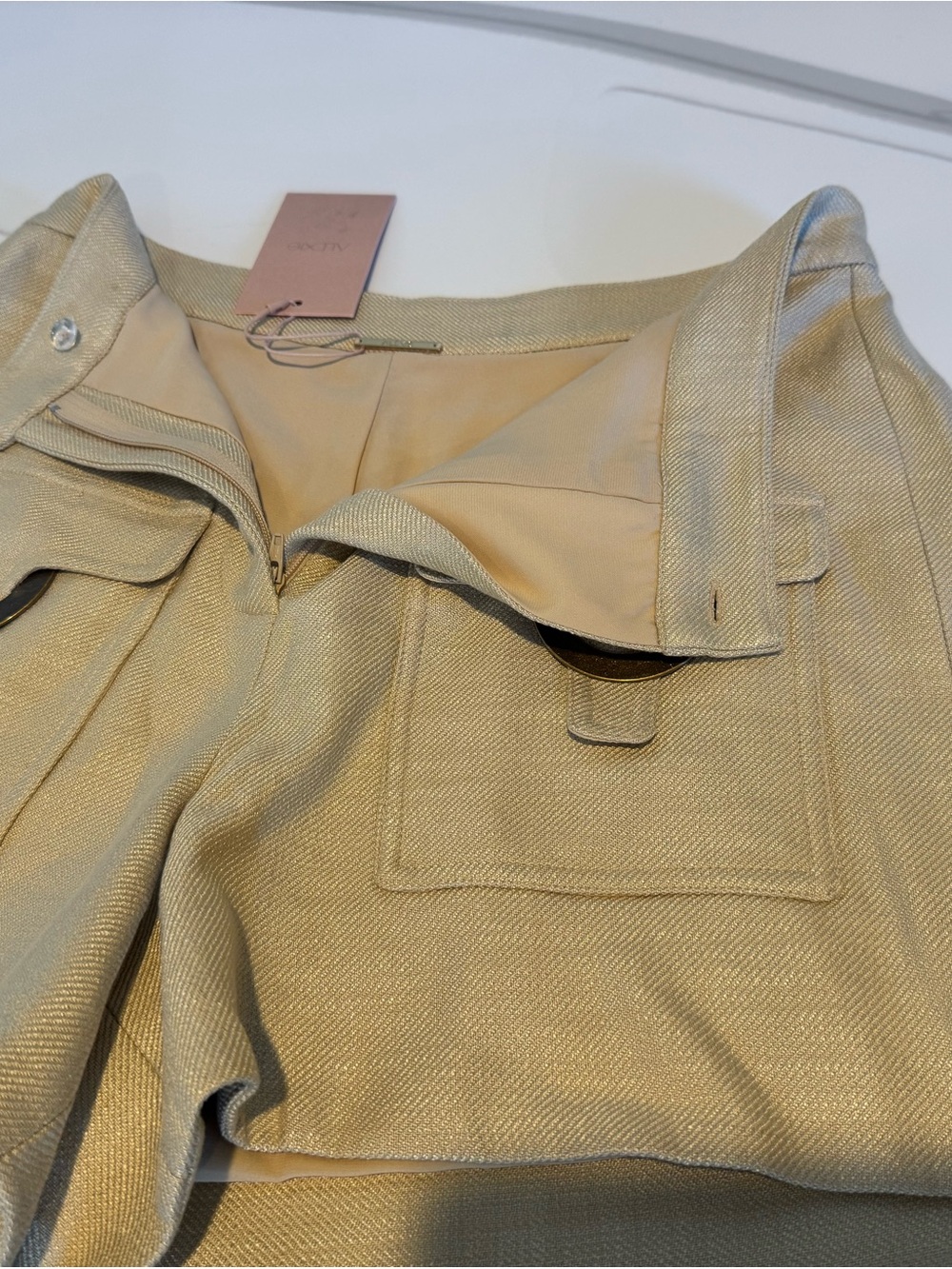 ALEXIS Fio Short Natural Beige Cargo Shorts NWT Size S - Picture 4 of 10